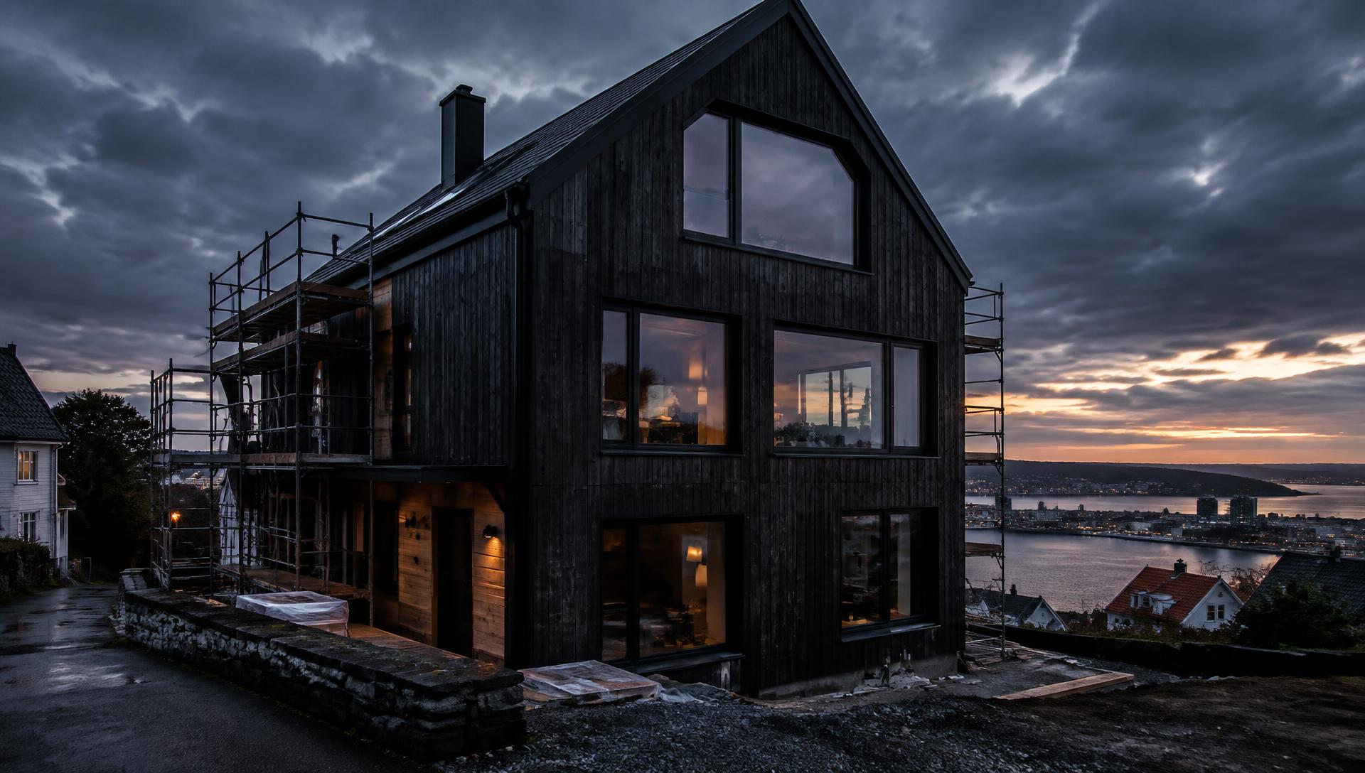 Rehabilitert hus i Stavanger